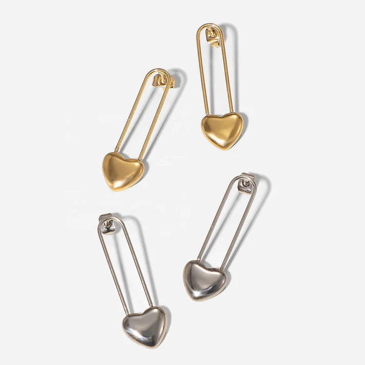 Love Clip Earrings