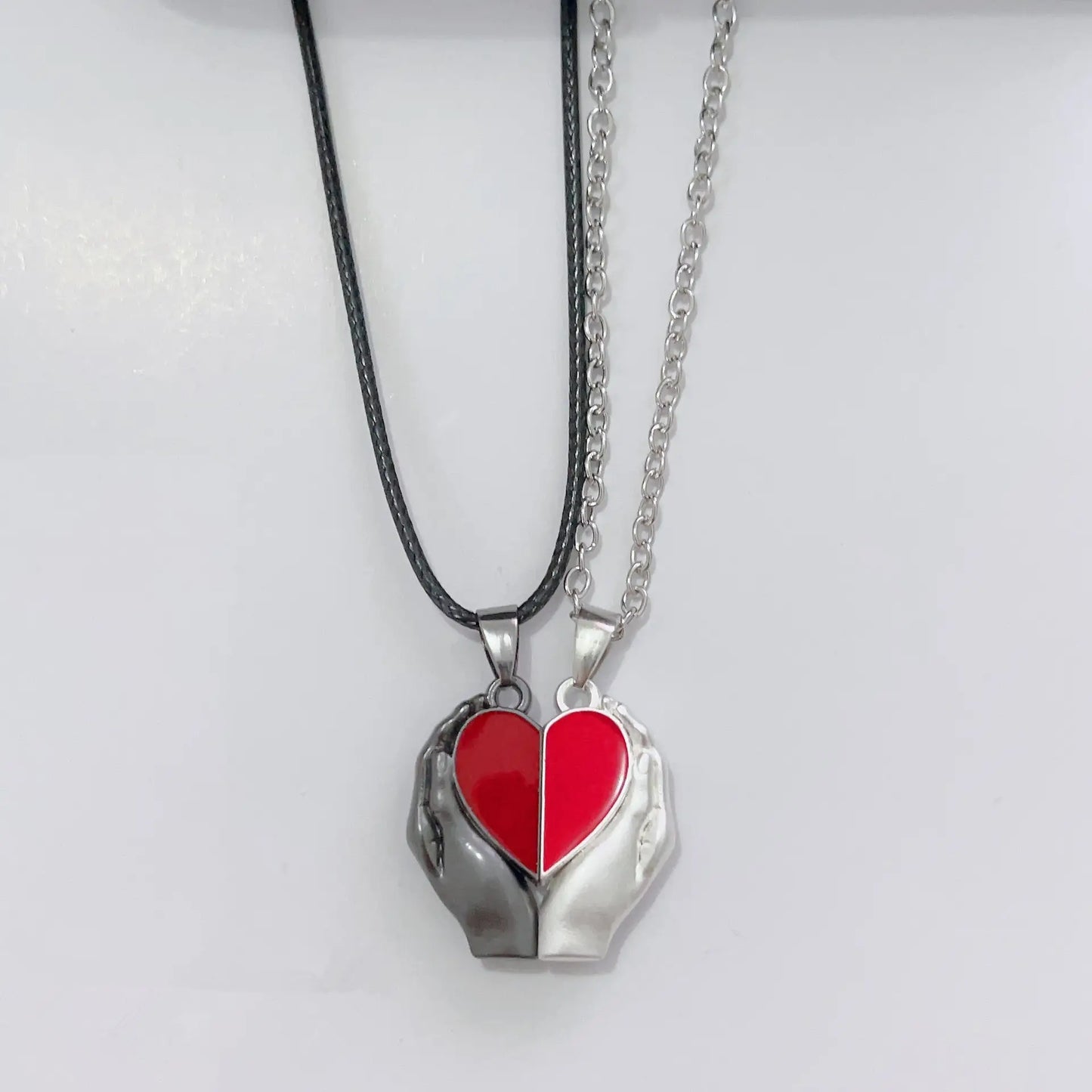 Hand Stick Love Magnet Necklace