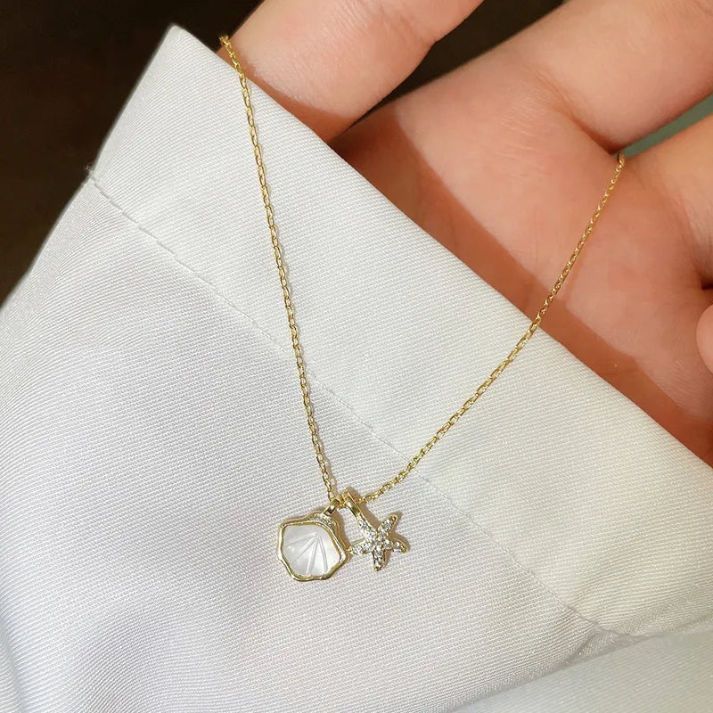 Shell Star Necklace