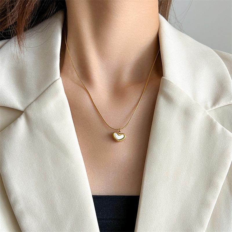 Evelyn Heart Necklace - 18K Gold Plated