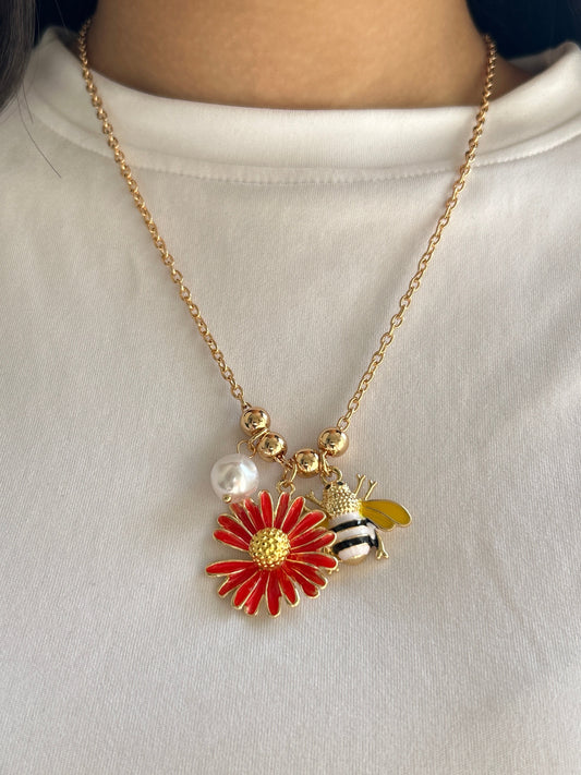 Bee Charm Necklace