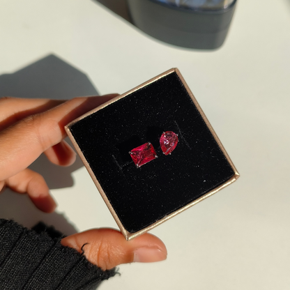 Kylie Geometric Ring (Red)