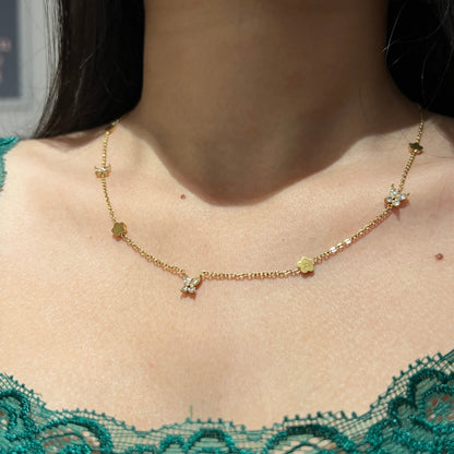 Minimal Butterflies Necklace