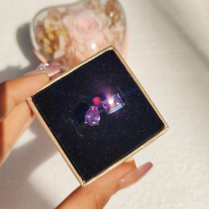 Kylie Geometric Ring (Purple)