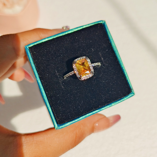 Zircon Yellow Ring