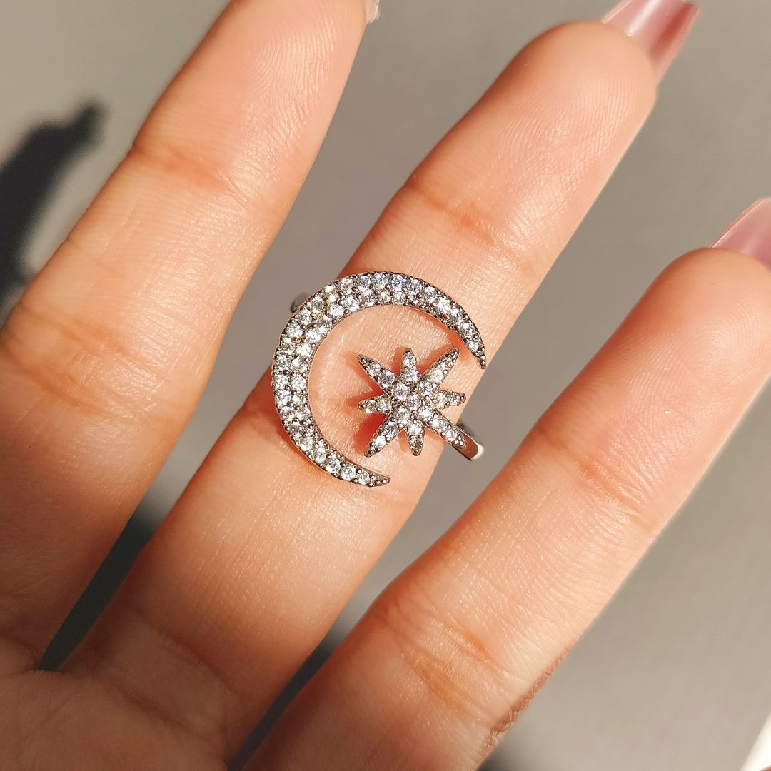 Moon Star Ring