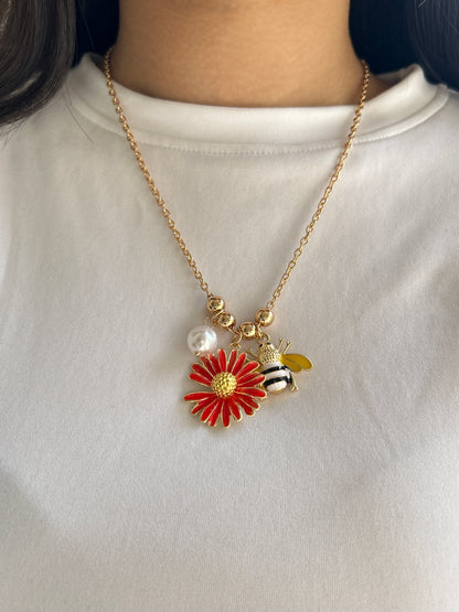 Bee Charm Necklace
