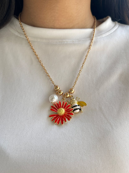 Bee Charm Necklace