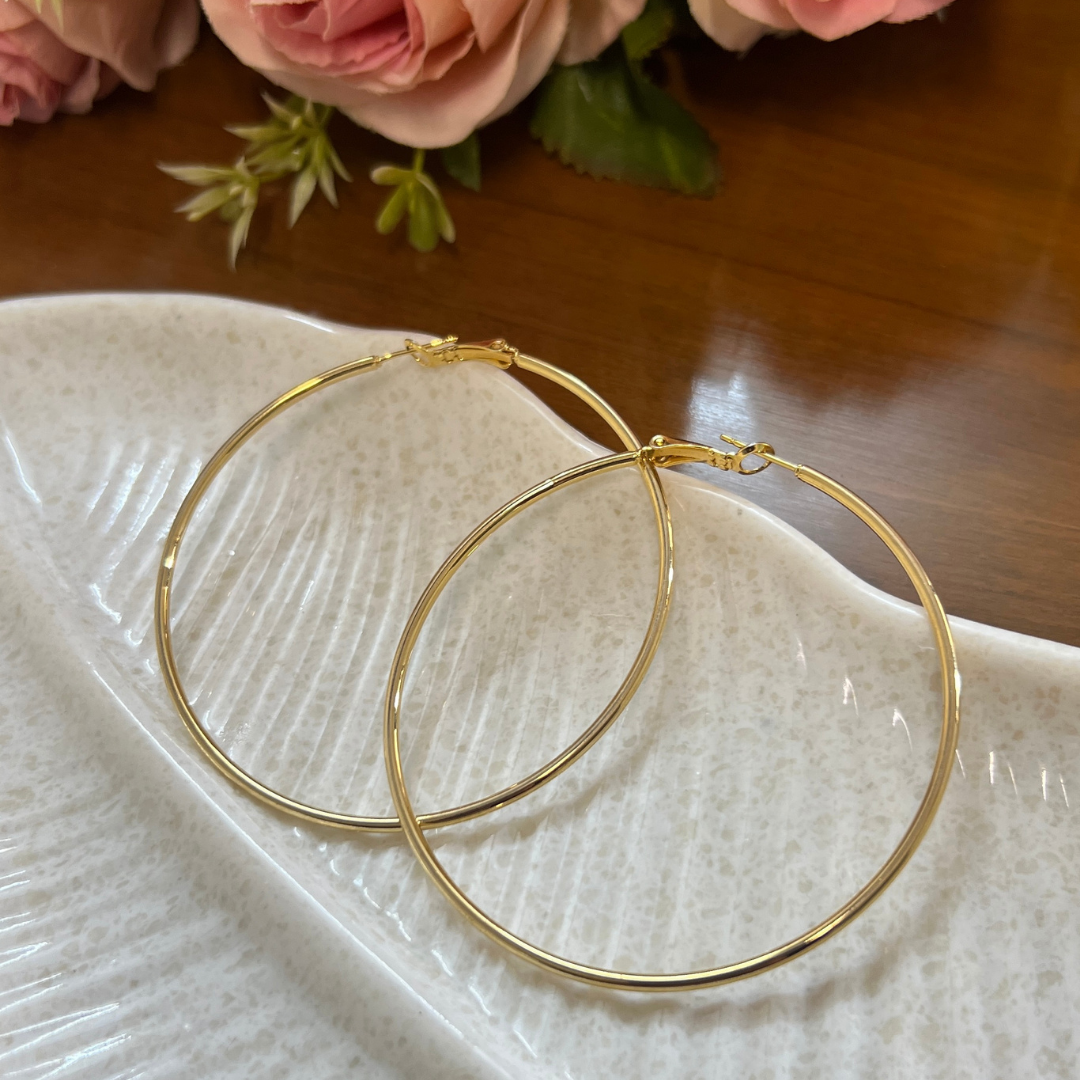 Stainless Steel Hoop Earrings