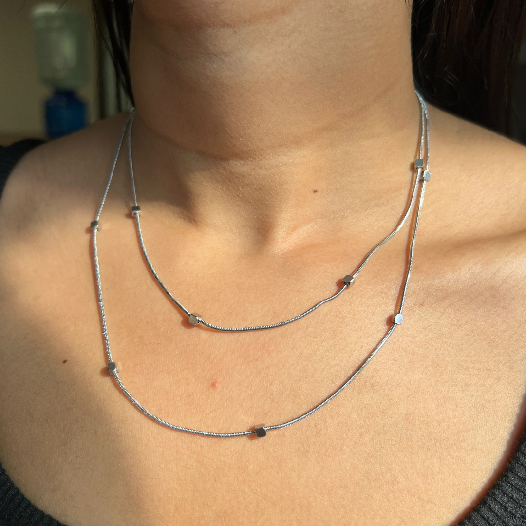 Double Layered Eureka Necklace