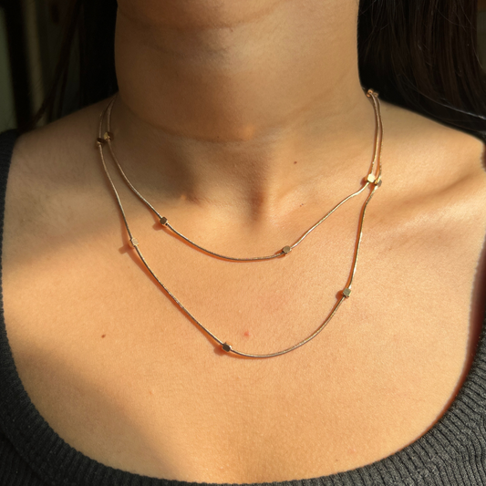 Double Layered Eureka Necklace