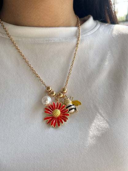 Bee Charm Necklace