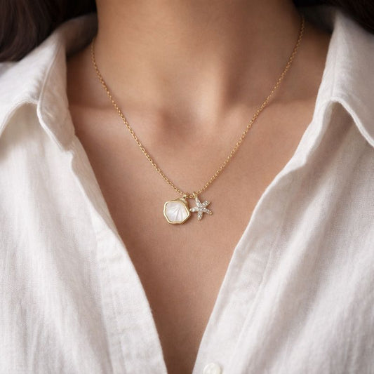 Shell Star Necklace