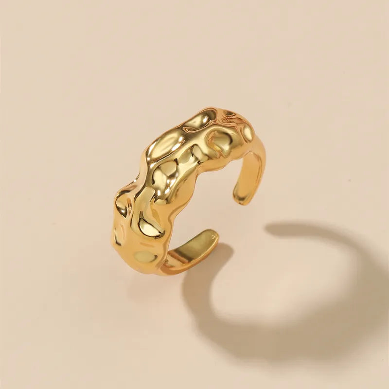 18K Gold Plated Open Ring – Accessberry
