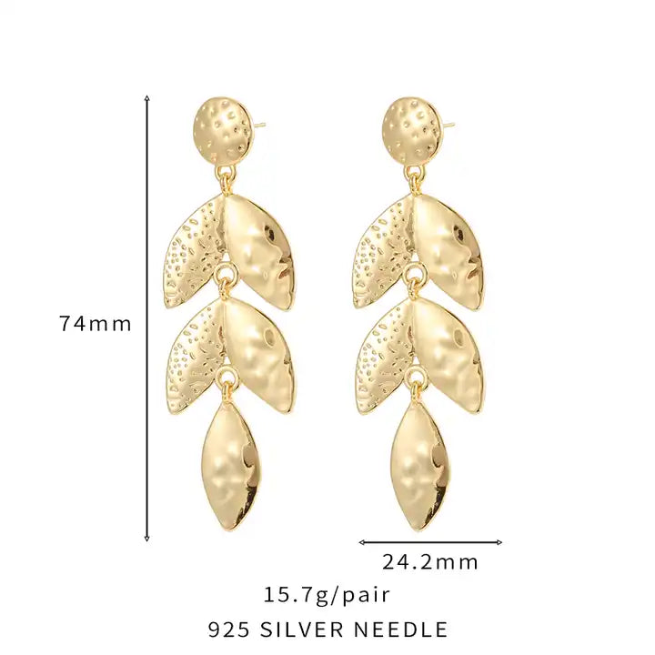 Leaf Drop Earring