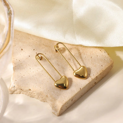 Love Clip Earrings