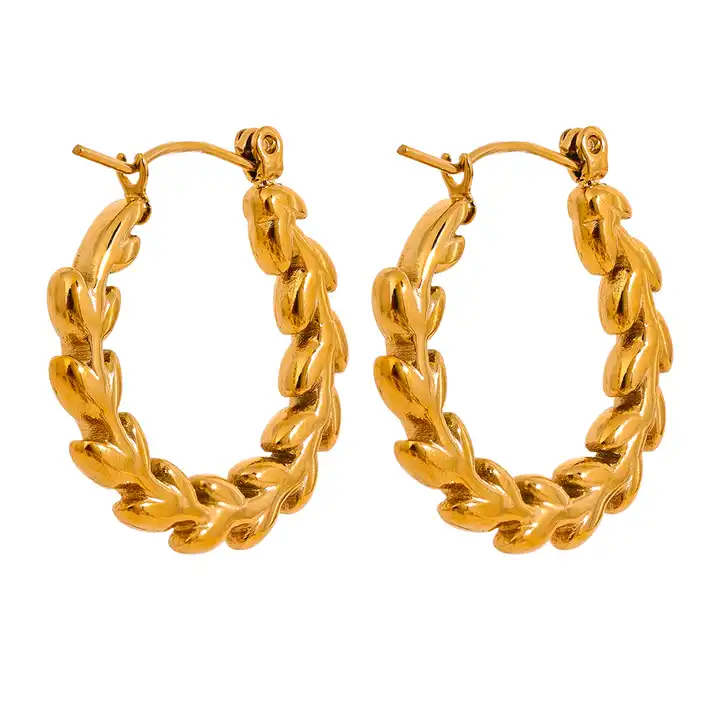 Twisted Figure 8 Hoop Earring - Calabasas Saddlery