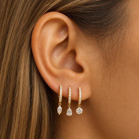 Dainty Layers Ear Piercing(In pair)