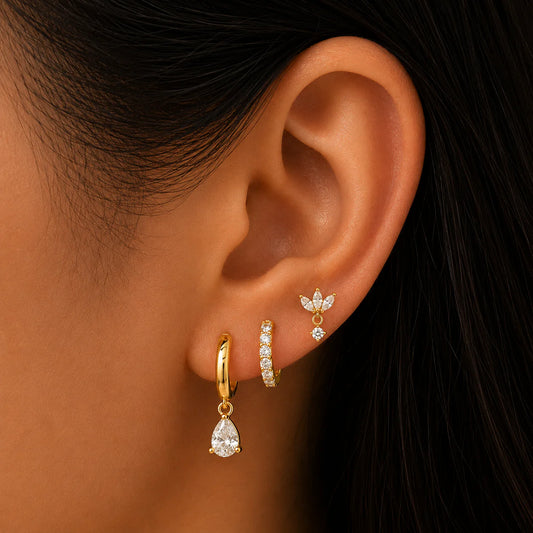 Golden Muse Ear Piercing(In pair)