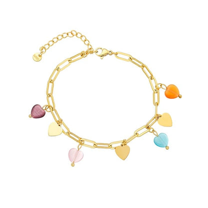 Hearty Charm Bracelet