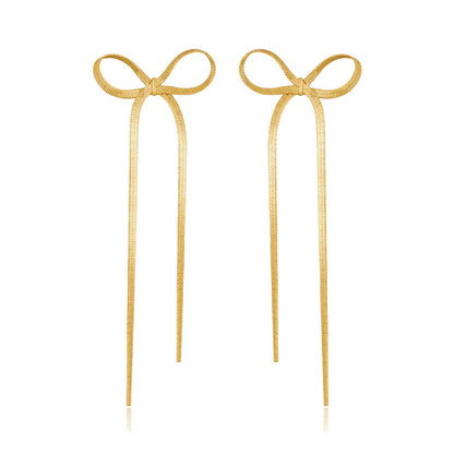 Long Bow Earrings
