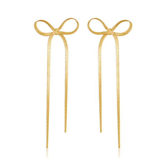 Long Bow Earrings