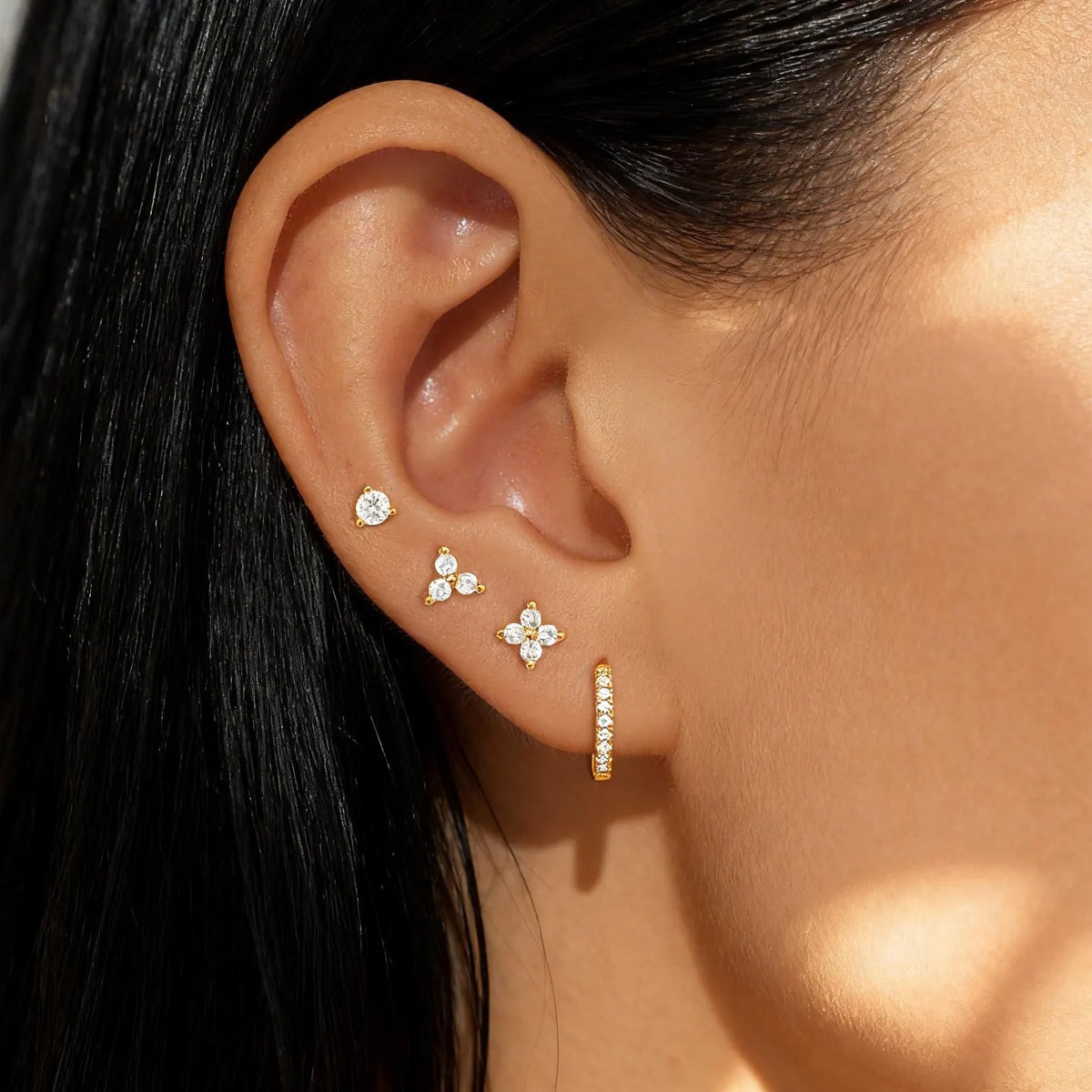 Aura Ear Piercing(In pair)