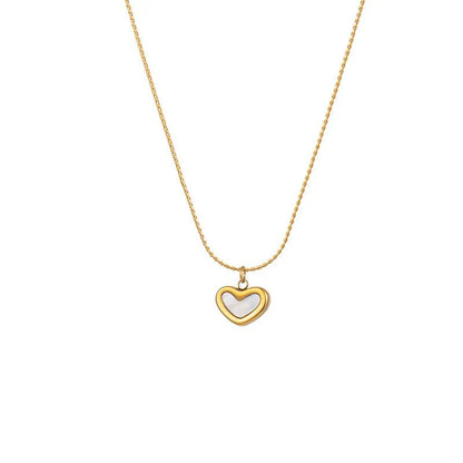 Evelyn Heart Necklace - 18K Gold Plated